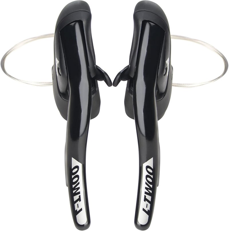 WEEROCK L-TWOO Road Bike Shift Lever 2x7/ 2x8/ 2x9/ 2x10 Speeds Road Bicycle Shifters with Brake Levers Compatible with Shimano - Image 2